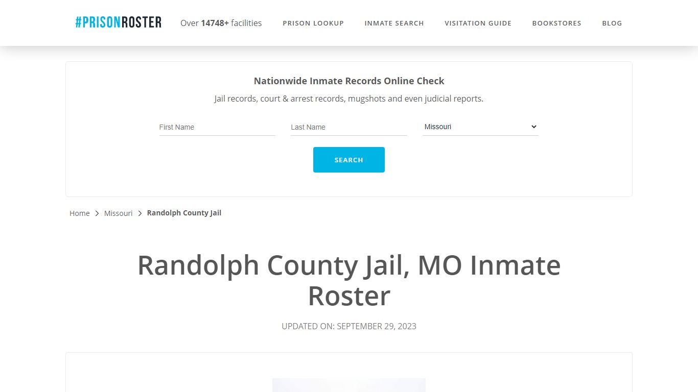 Randolph County Jail, MO Inmate Roster - Prisonroster